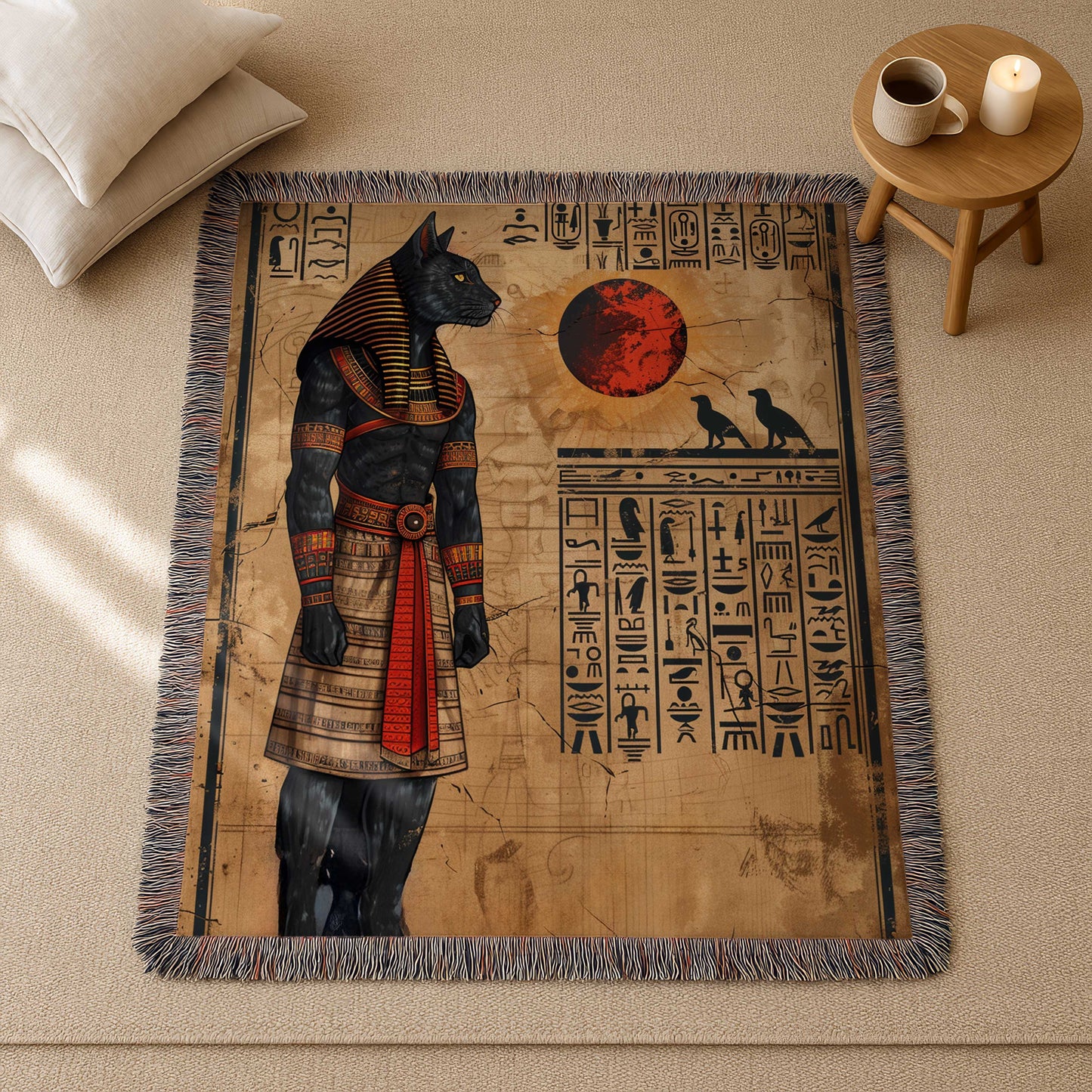 The Eternal Guardian — Egyptian Tarot Series