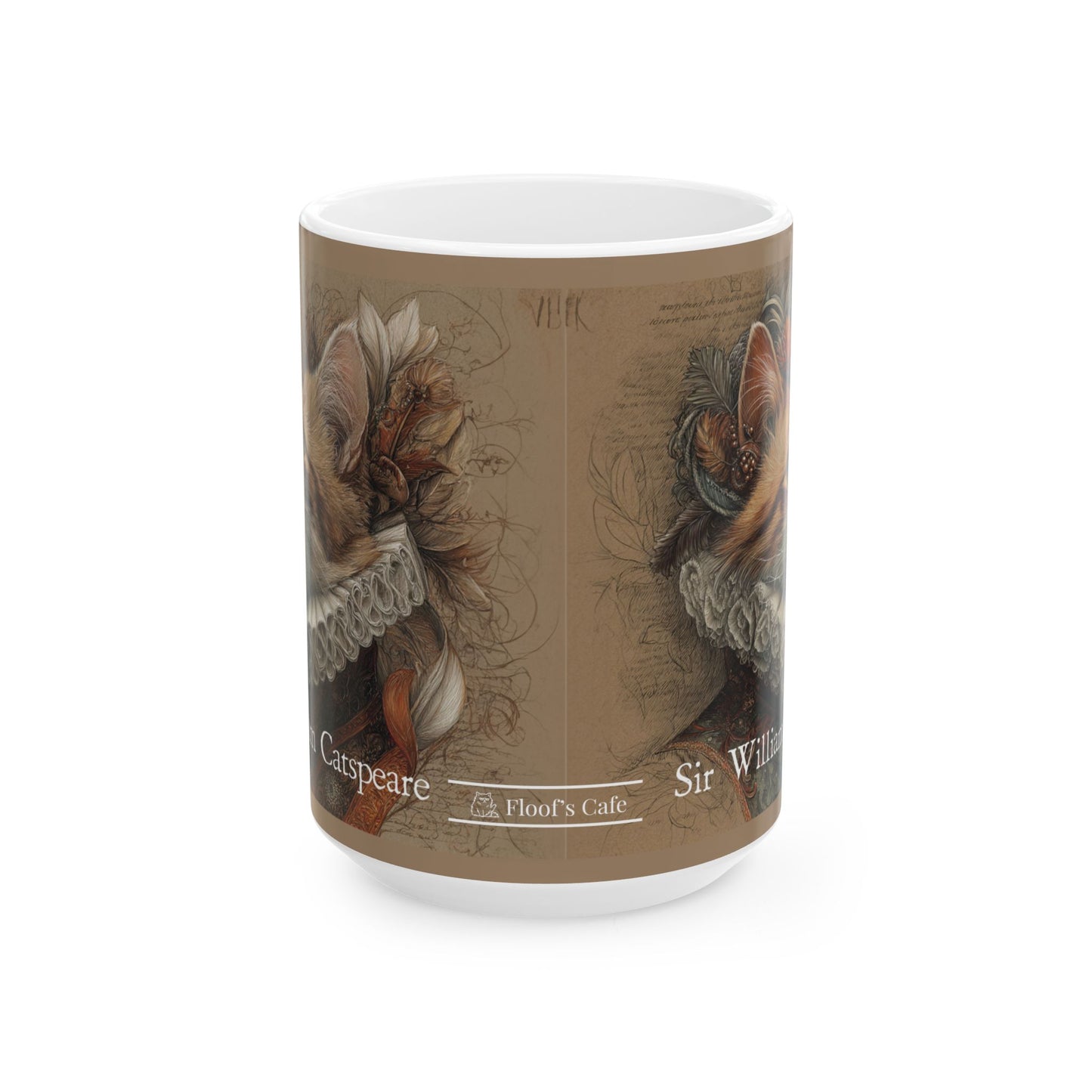 The Complete Works of Sir William Catspeare & Sir William Shakespaw Mug