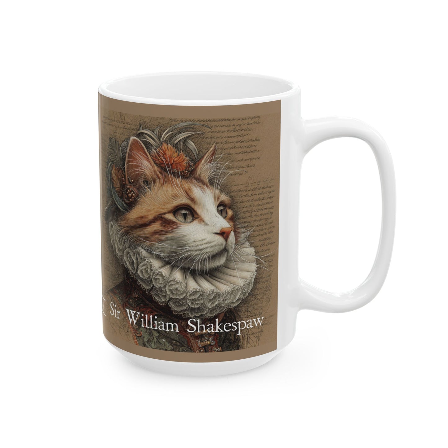 The Complete Works of Sir William Catspeare & Sir William Shakespaw Mug