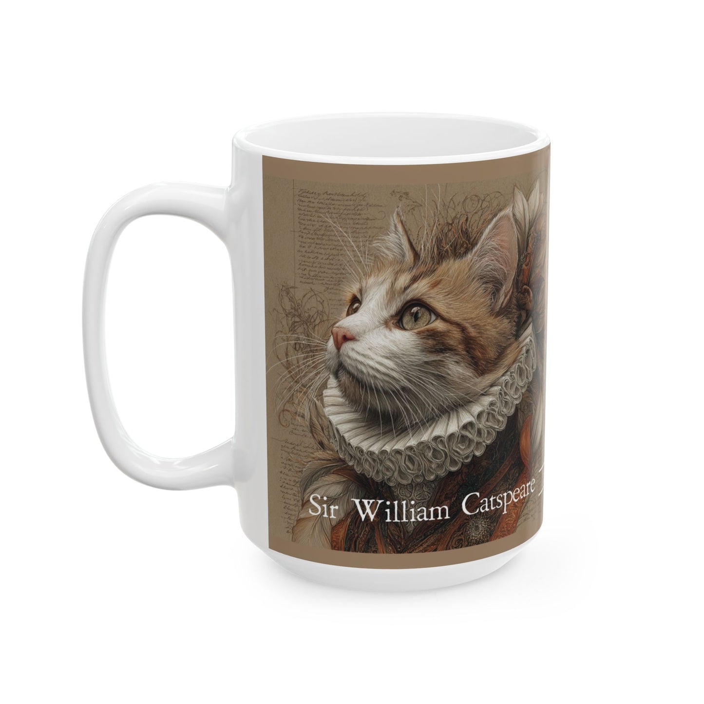 The Complete Works of Sir William Catspeare & Sir William Shakespaw Mug